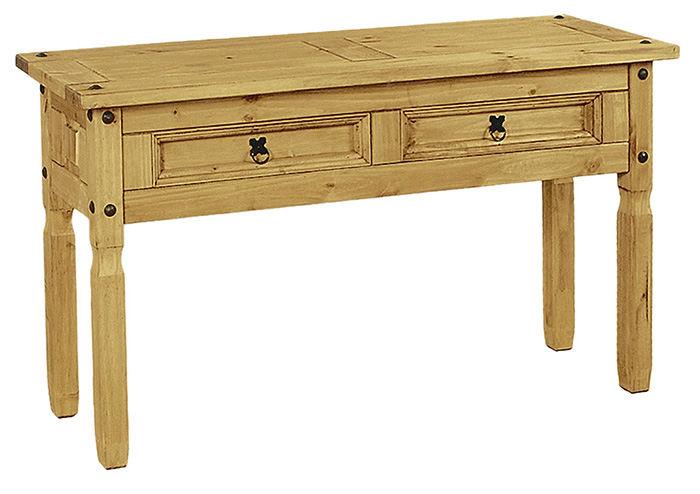 Corona Console Table 2 Drawers - Click Image to Close